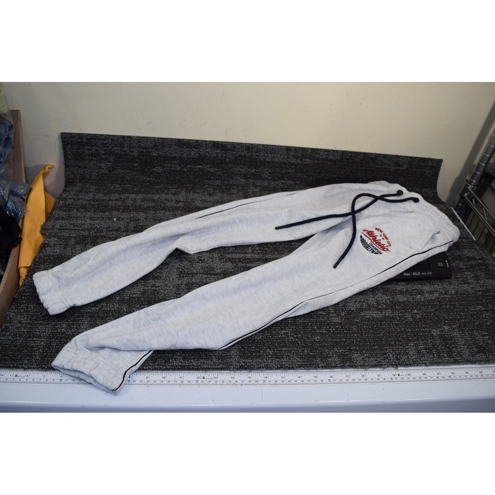 DNMX Pull On Draw String Jogger Sweatpants Pants BOYS L 11 12 Heather Gray